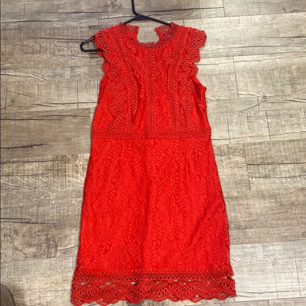 Red dress